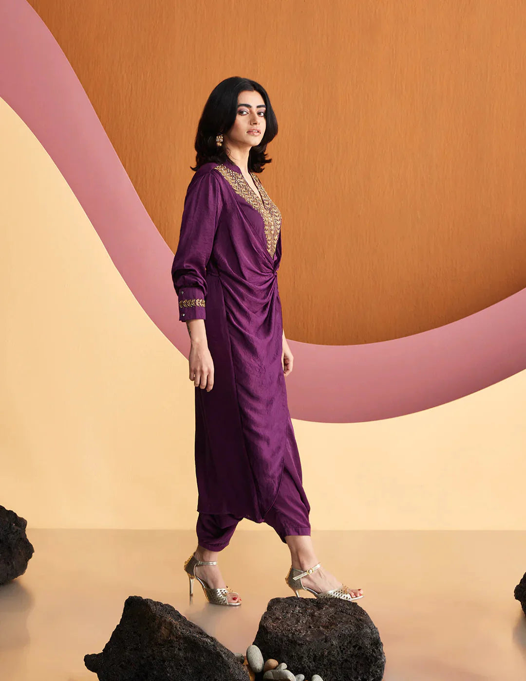 Purple Favour Co-ord