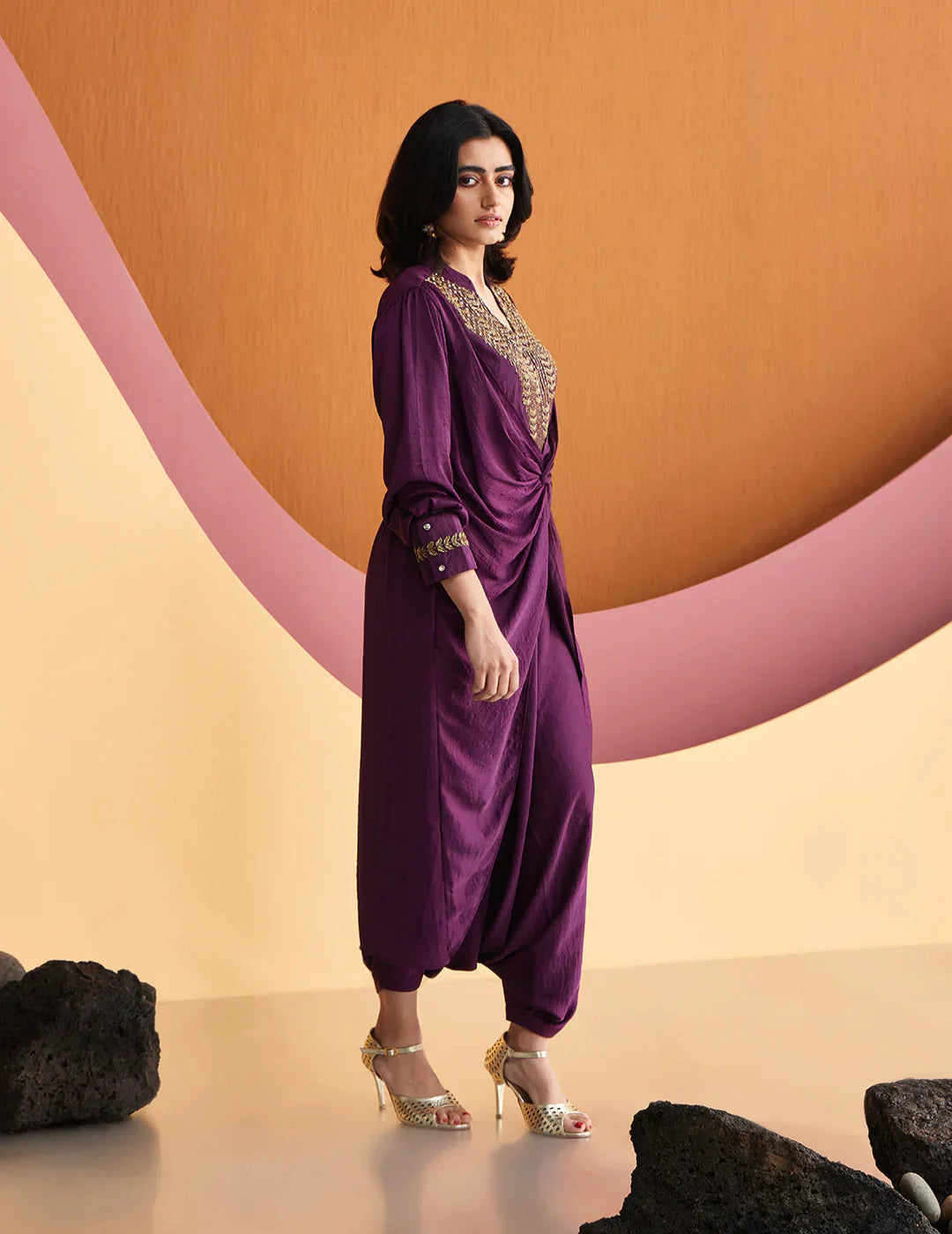 Purple Favour Co-ord