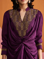 Purple Favour Co-ord
