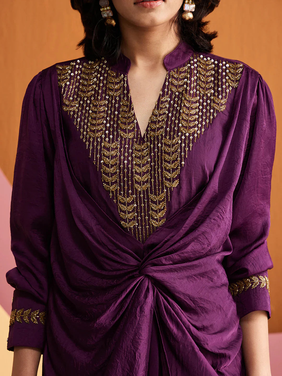 Purple Favour Co-ord