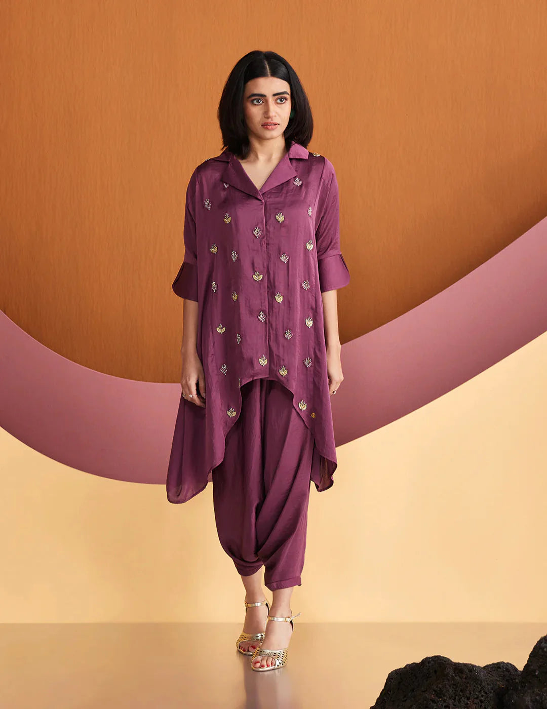 Plum Tabula Co-ord Set