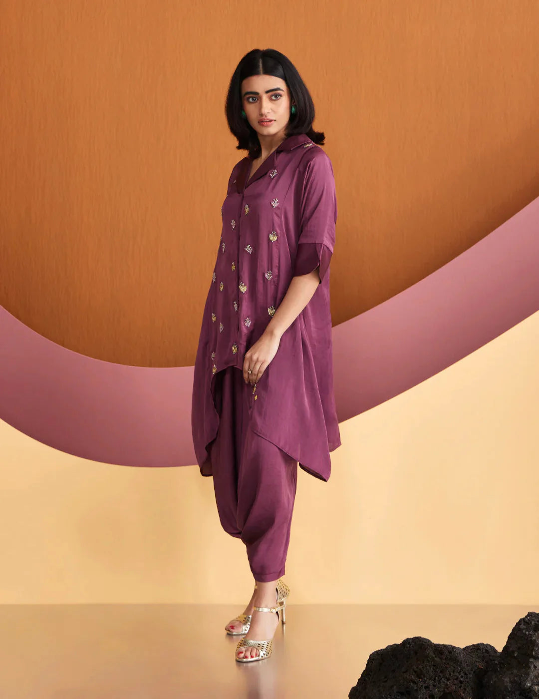 Plum Tabula Co-ord Set