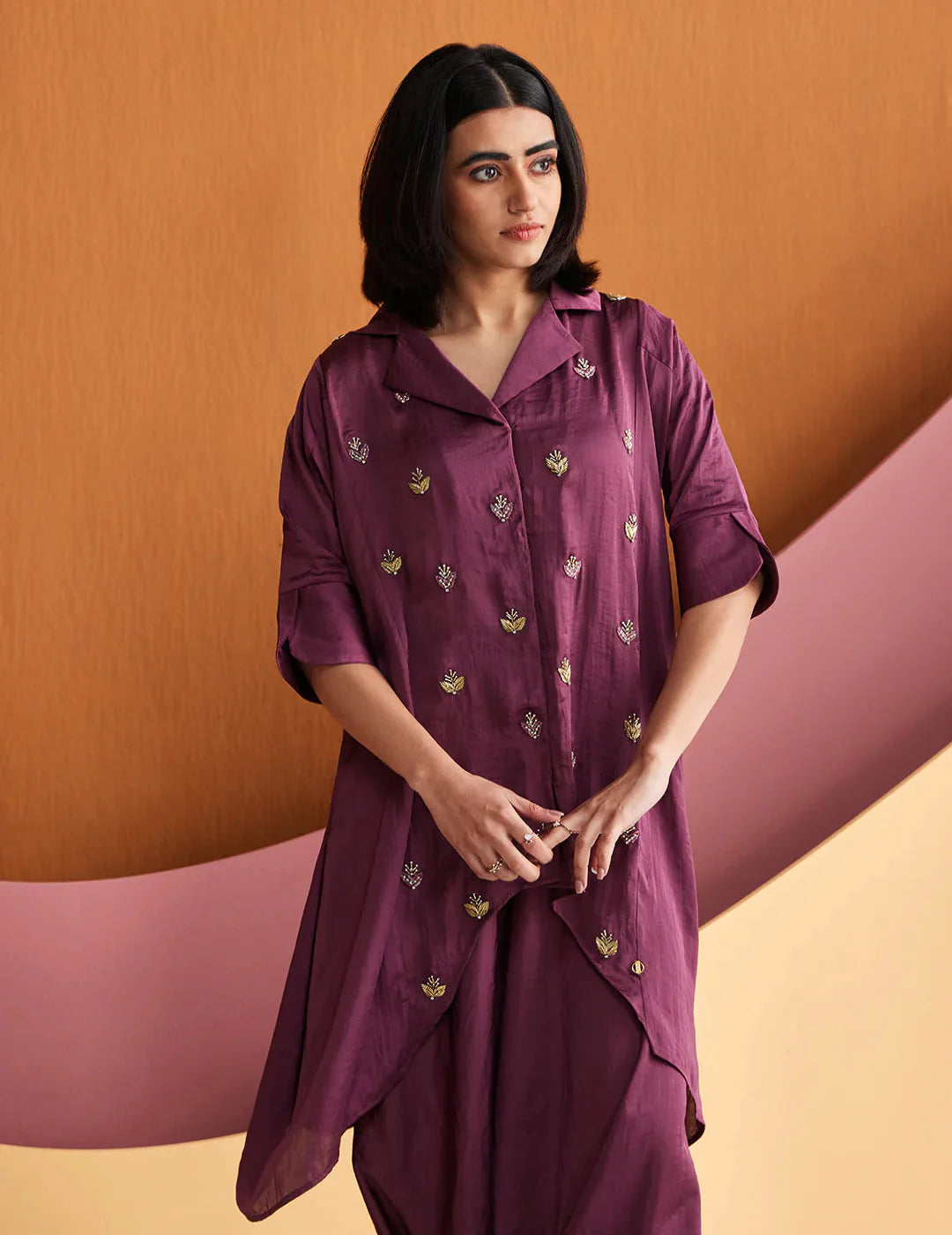 Plum Tabula Co-ord Set